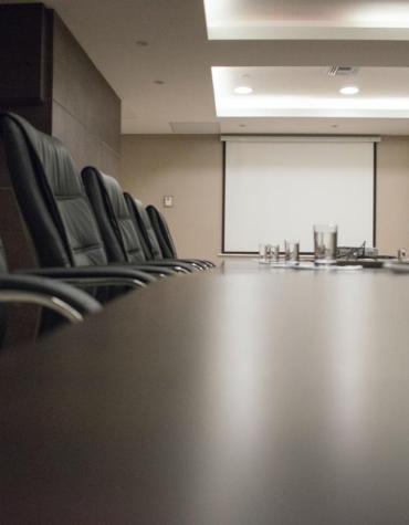 Empty meeting room 