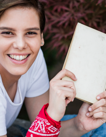 teen with mail