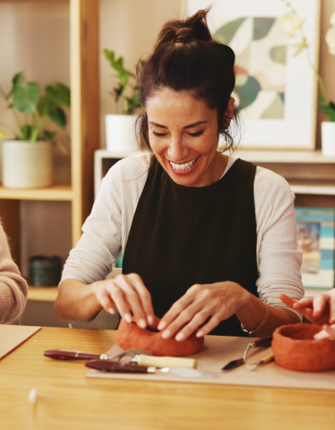 Women doing an activity